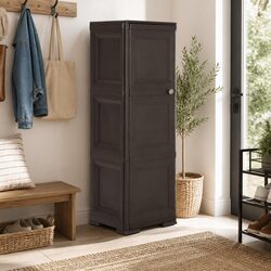 Compact Storage Cabinet 40x43x125cm for Easy Organization
