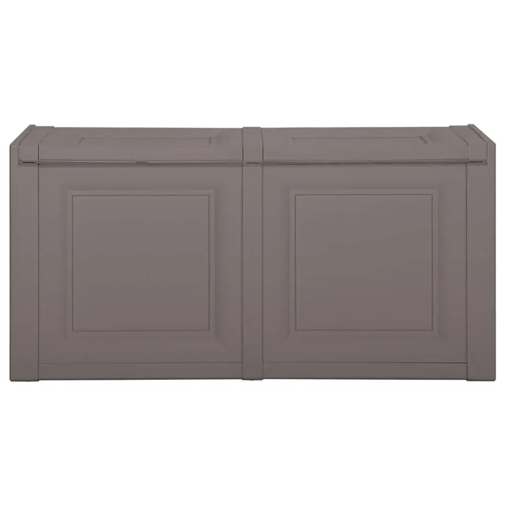 Grey Storage Cushion Box Bench Seat Household Container 86x40x42cm 85L