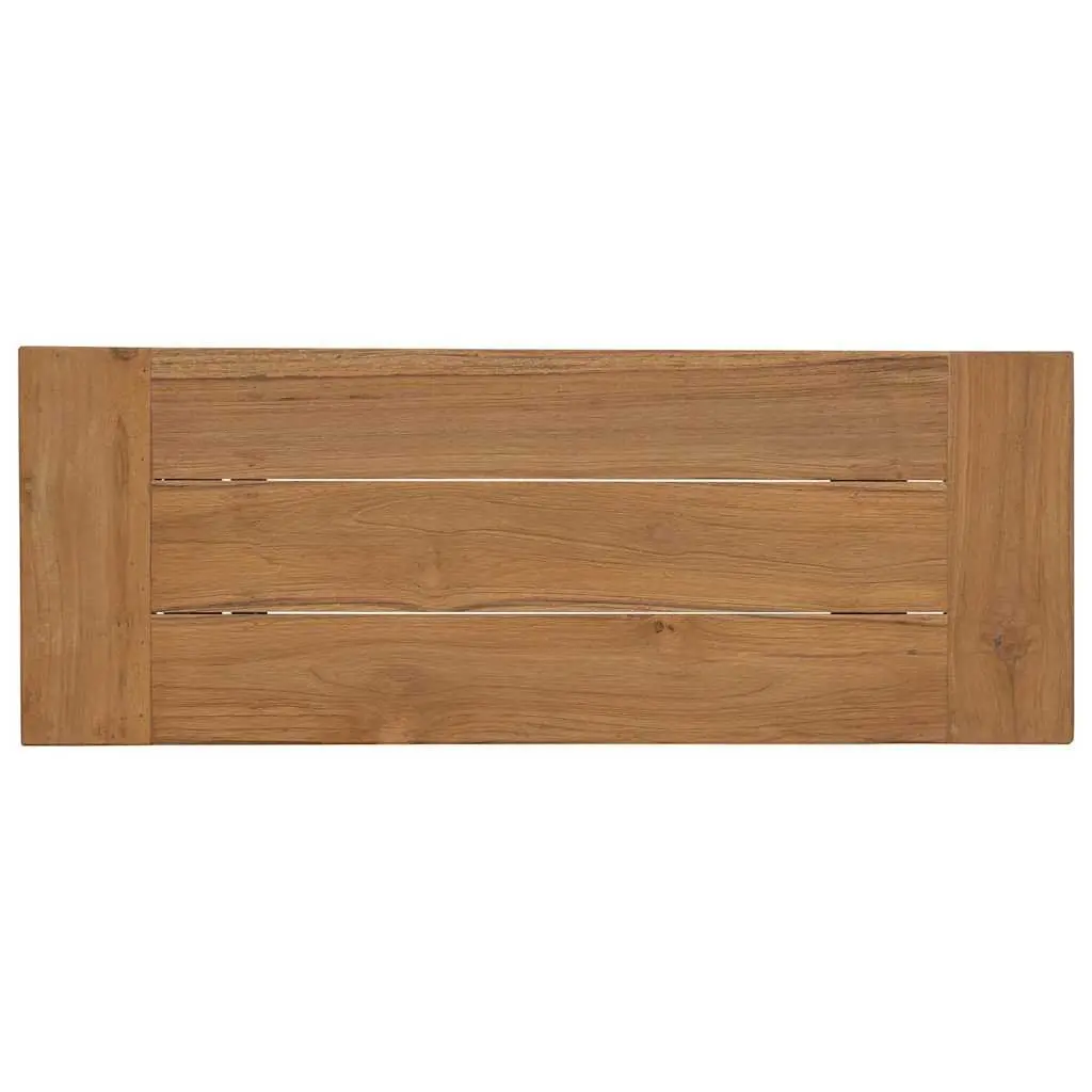 Teak Bench Brown 80cm Solid Wood Kitchen Dining Room Hallway Seating Furniture