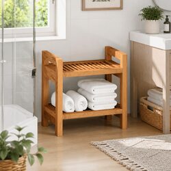 Bathroom Side Table in Teak Wood