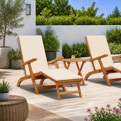 Stylish Folding Sun Lounger with Adjustable Features