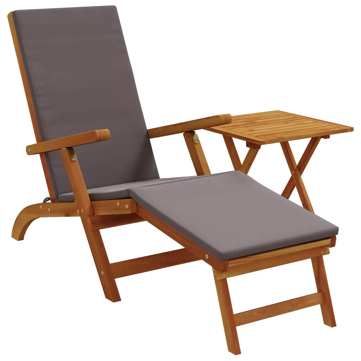 Sun Lounger Folding Reclining Sunbed Outdoor Garden Patio Lounge Chair 2 Pack