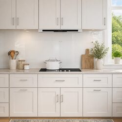 Concise Kitchen Backsplash - Tempered Glass, 2 Panels