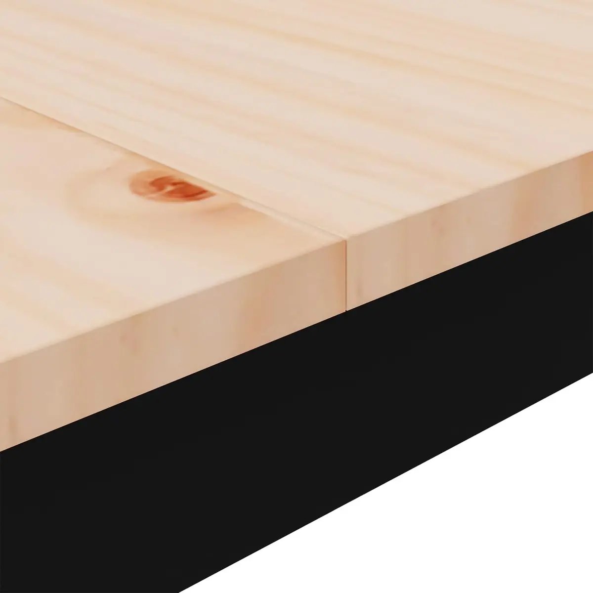 Dining Table 200 x 100 x 75 cm Kitchen Room Furniture Solid Pine Wood Natural