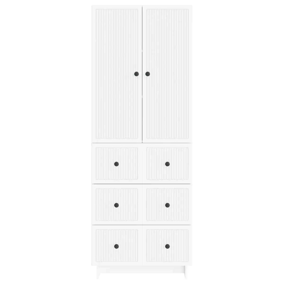 2 Piece Cabinet Set Engineered Wood Storage Furniture Indoor Outdoor
