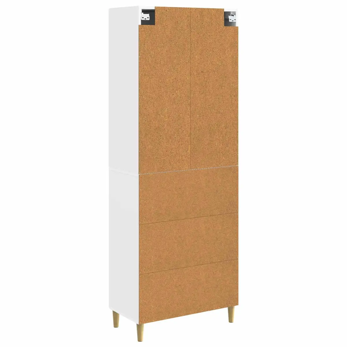 2-Piece Cabinet Set 66x34.5x90cm Living Room Storage Furniture Modular Design