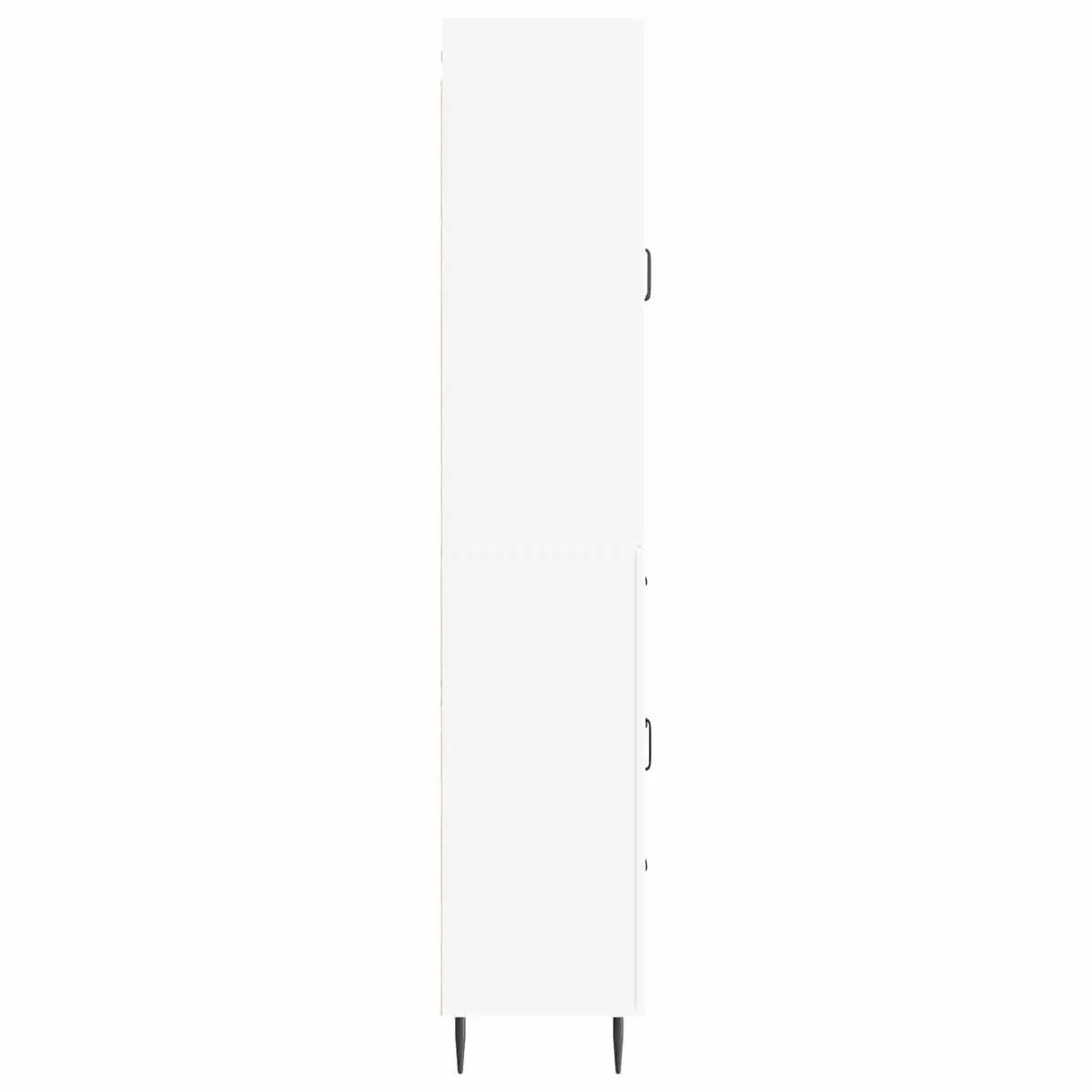Cabinet Set White 66 x 34.5 Modern Storage Furniture Indoor Outdoor