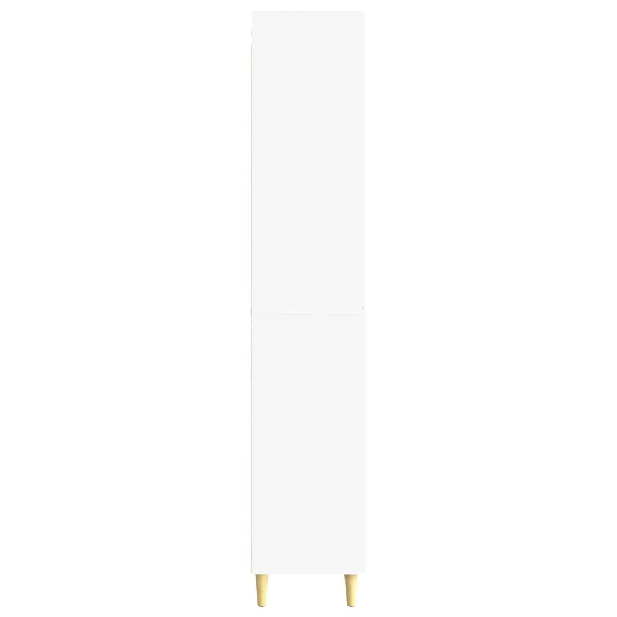 Cabinet Set White 2 Pcs Storage Cabinets Home Furniture with Shelves Drawers