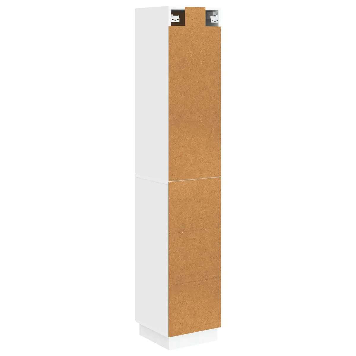 Storage Cabinet Set White 2 Piece Modern Sliding Doors Shelves Drawers Organizer