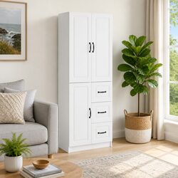 Compact and Stylish 2-Piece Cabinet Set for Any Room