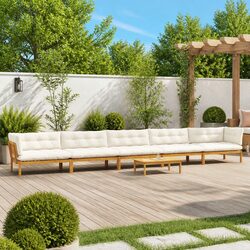 Compact and Durable 6-Piece Outdoor Sofa Set