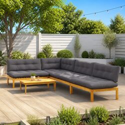 Concise and Comfortable 5-Piece Outdoor Sofa Set