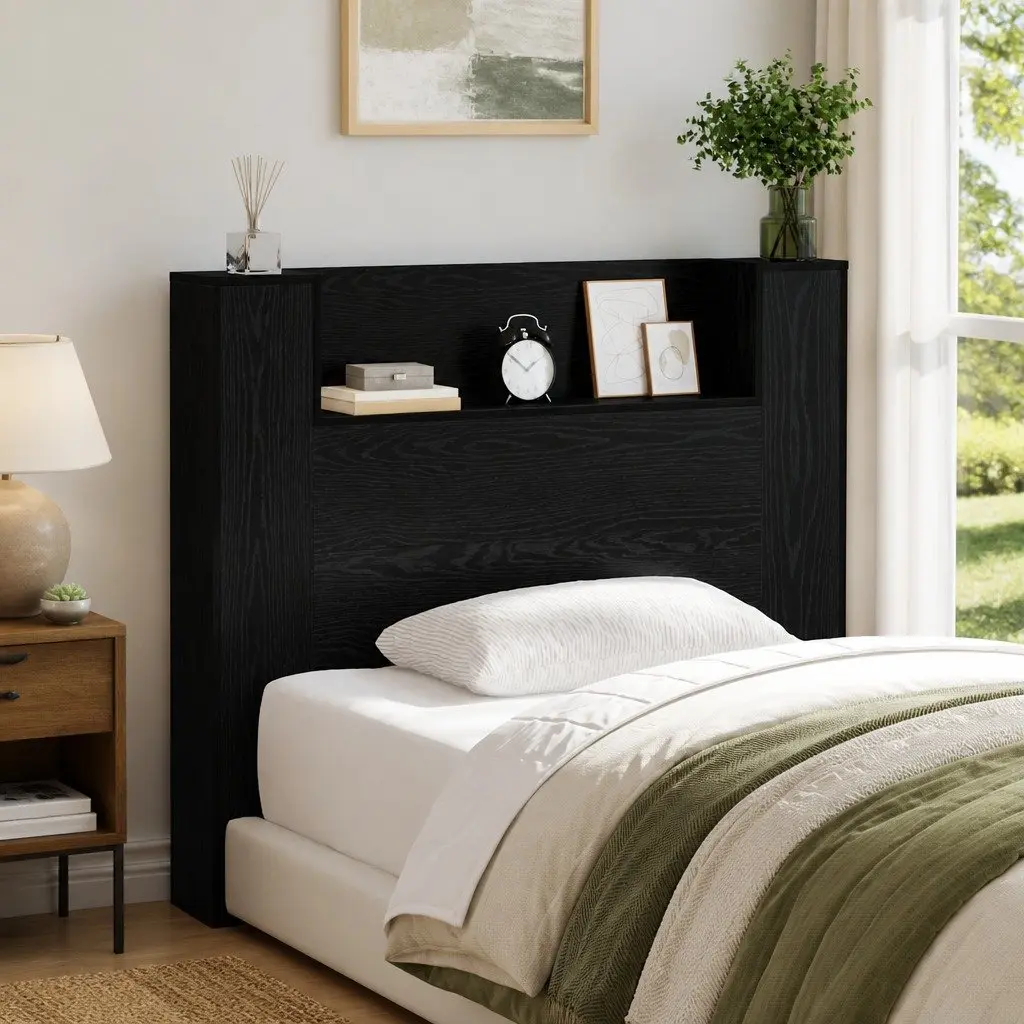 Storage Headboard with RGB LED Ambient Lights