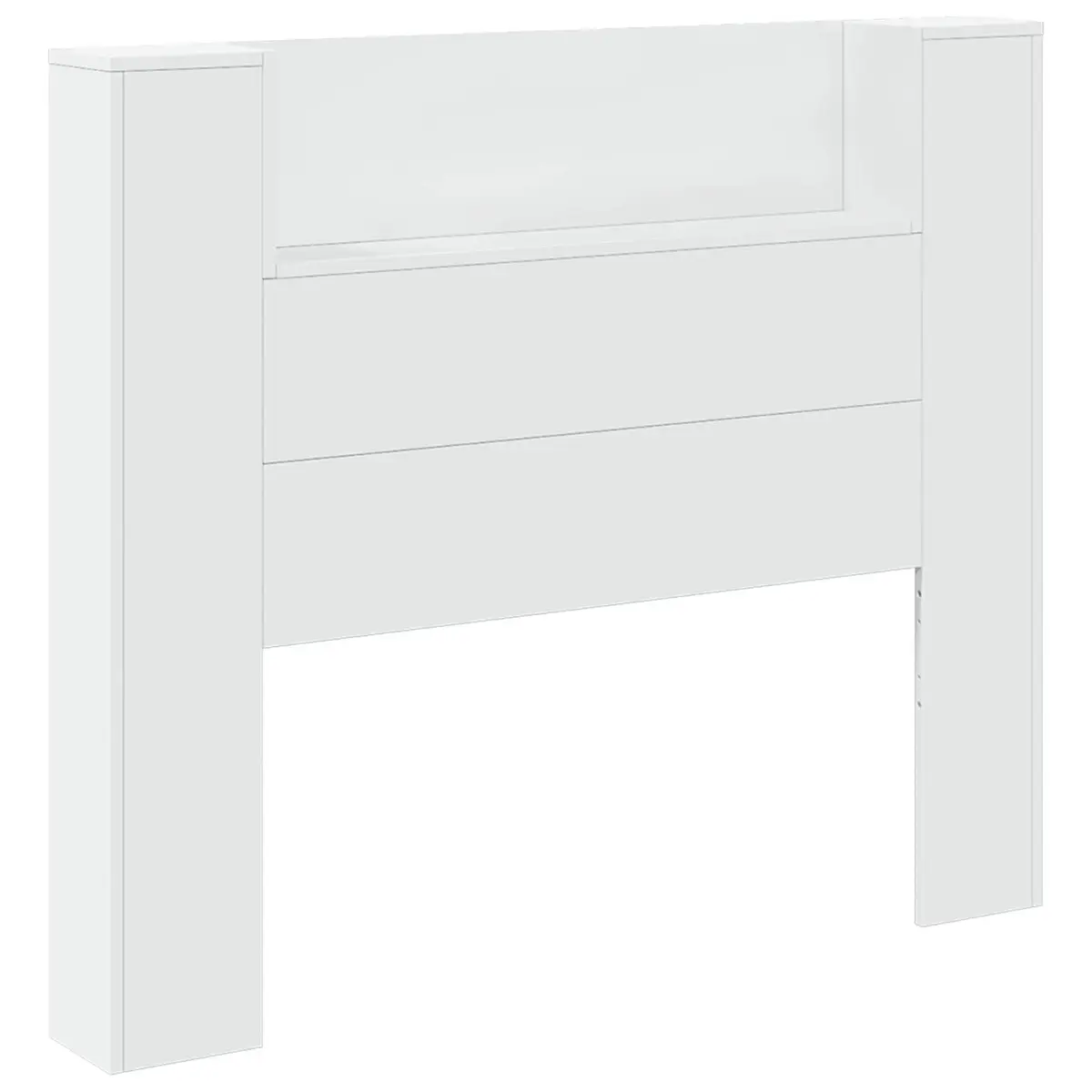 White Headboard with RGB LED Ambient Lighting