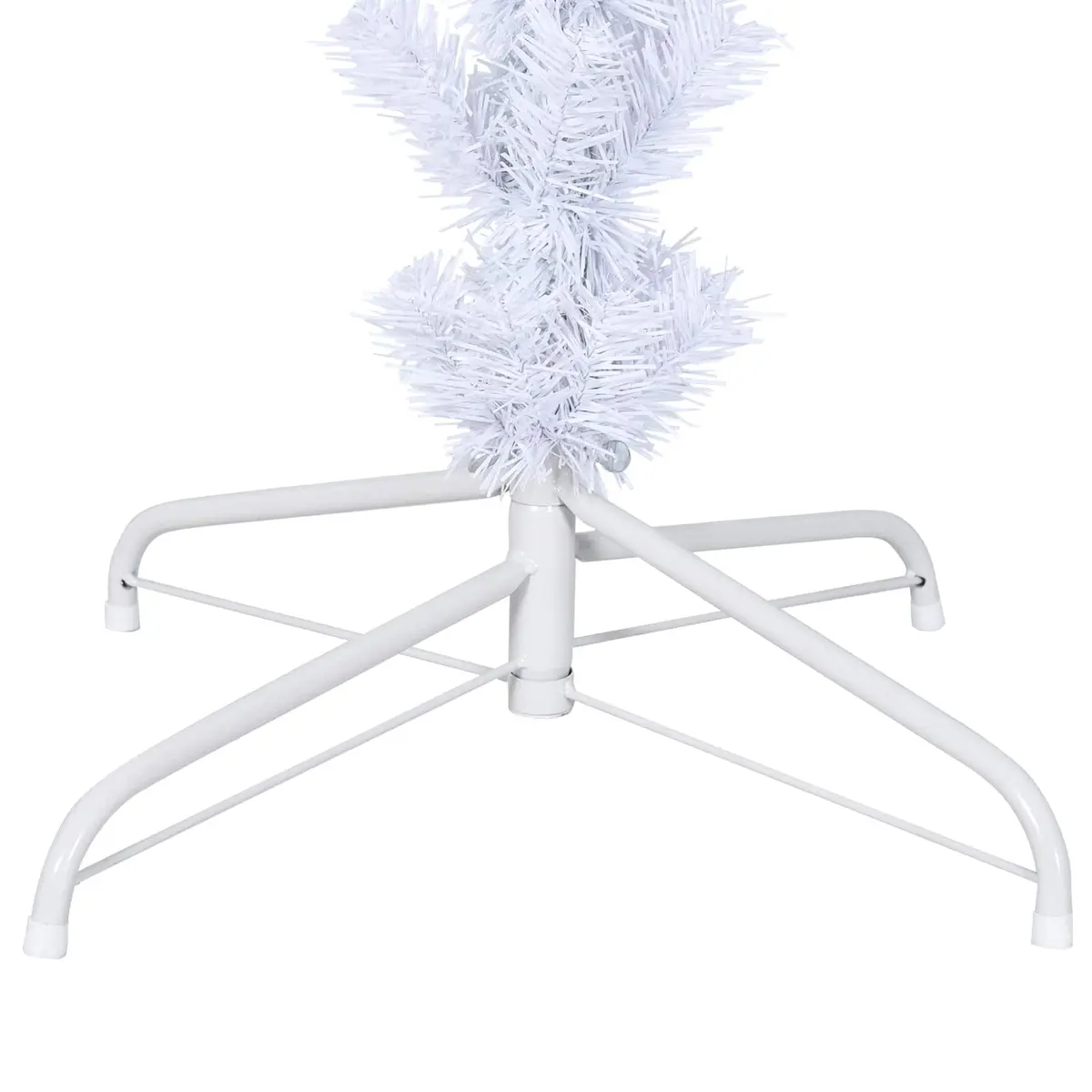 Artificial Christmas Tree White 180cm with LED Lights USB Powered Indoor Outdoor
