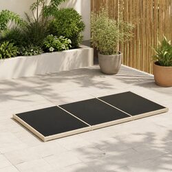 Concise Black Glass Table Top 100x50cm
