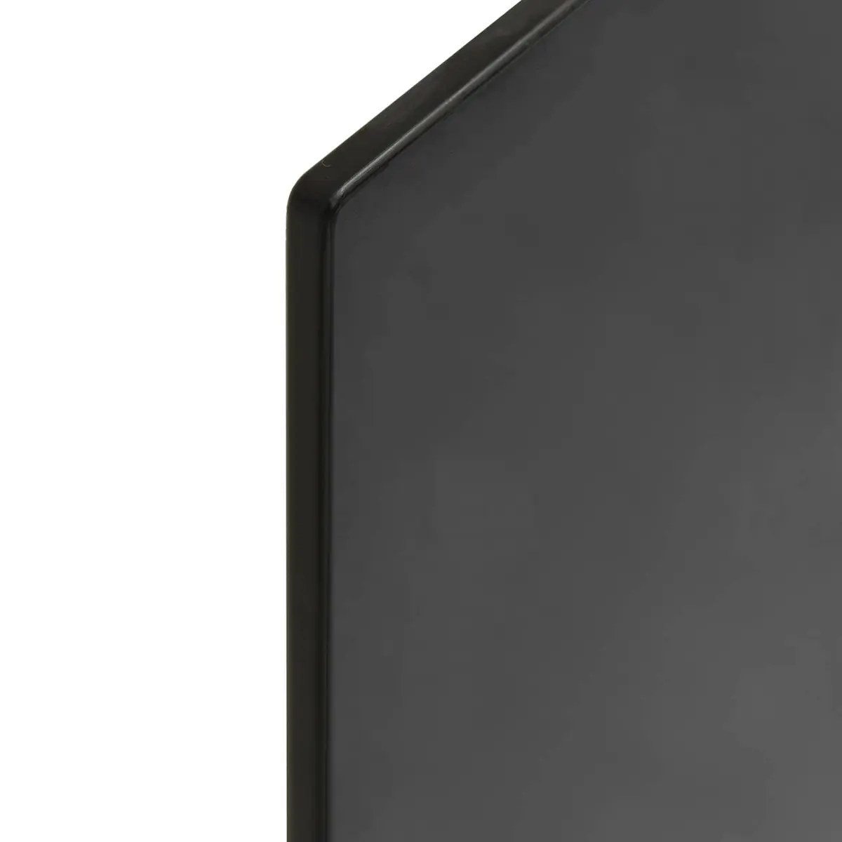 Glass Table Top 100x50cm Black Outdoor Indoor Furniture Minimalist Modern Dining