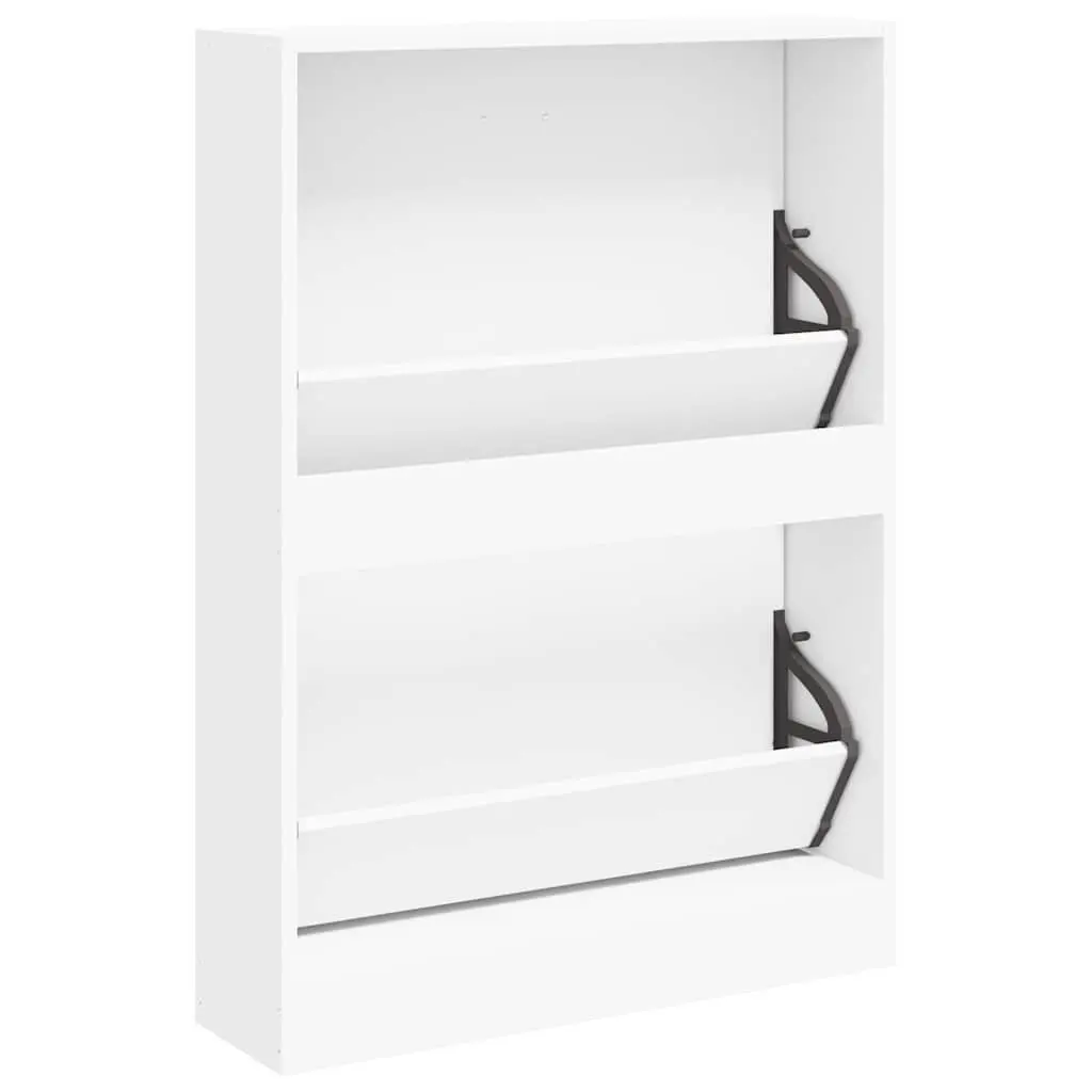 Shoe Cabinet White Storage Organiser Hallway Entrance Modern Furniture