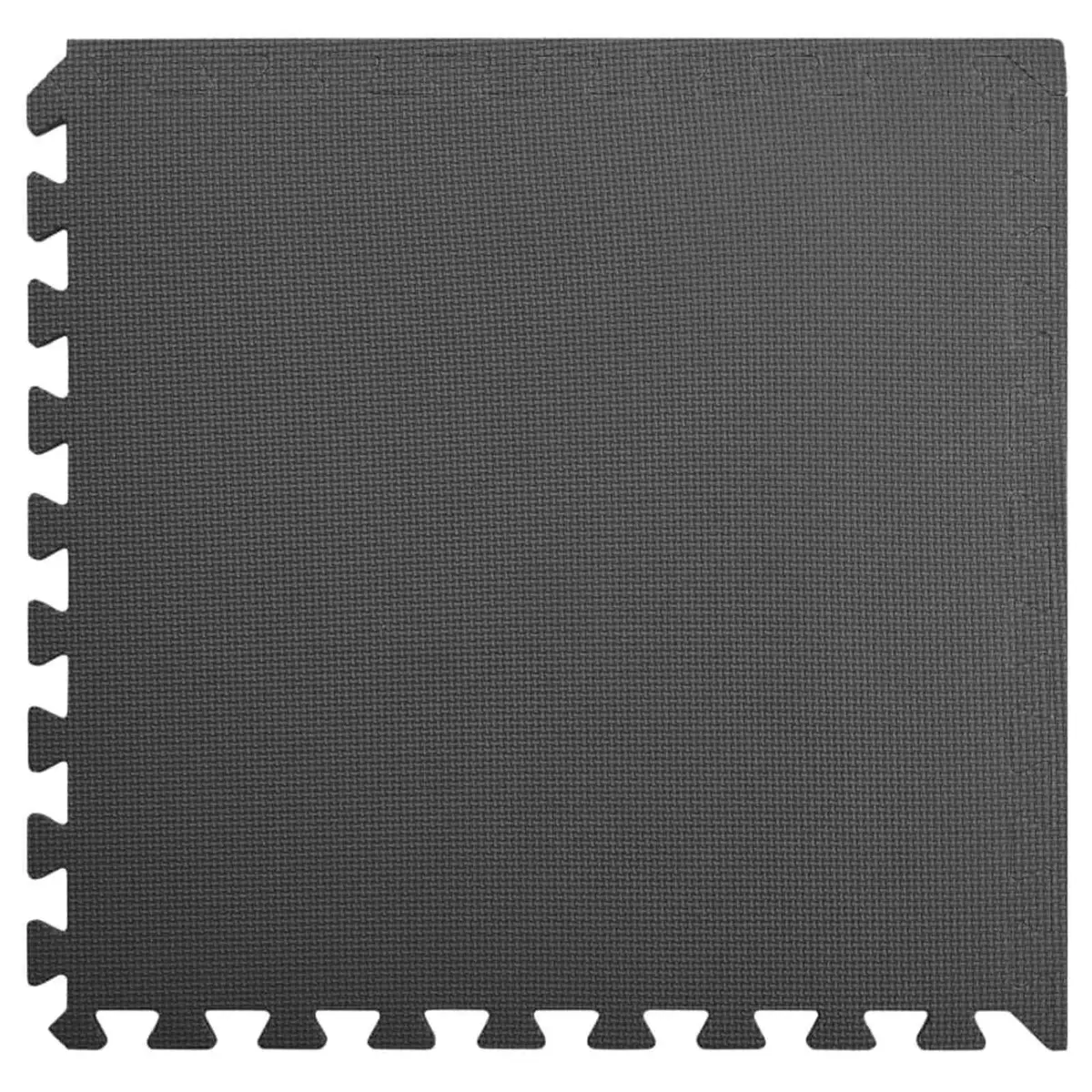 Pool Ground Mat Black 12 Piece EVA Foam Modular Interlocking Tiles Non-Slip Water-Resistant