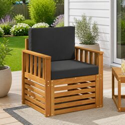 Compact Outdoor Sectional Sofa Set with Modern Appeal