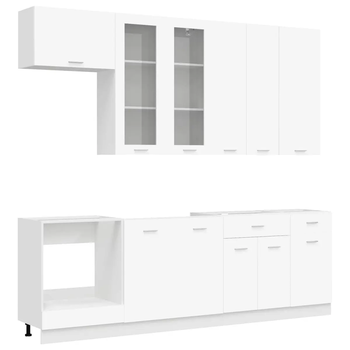 8-Piece Kitchen Storage Unit