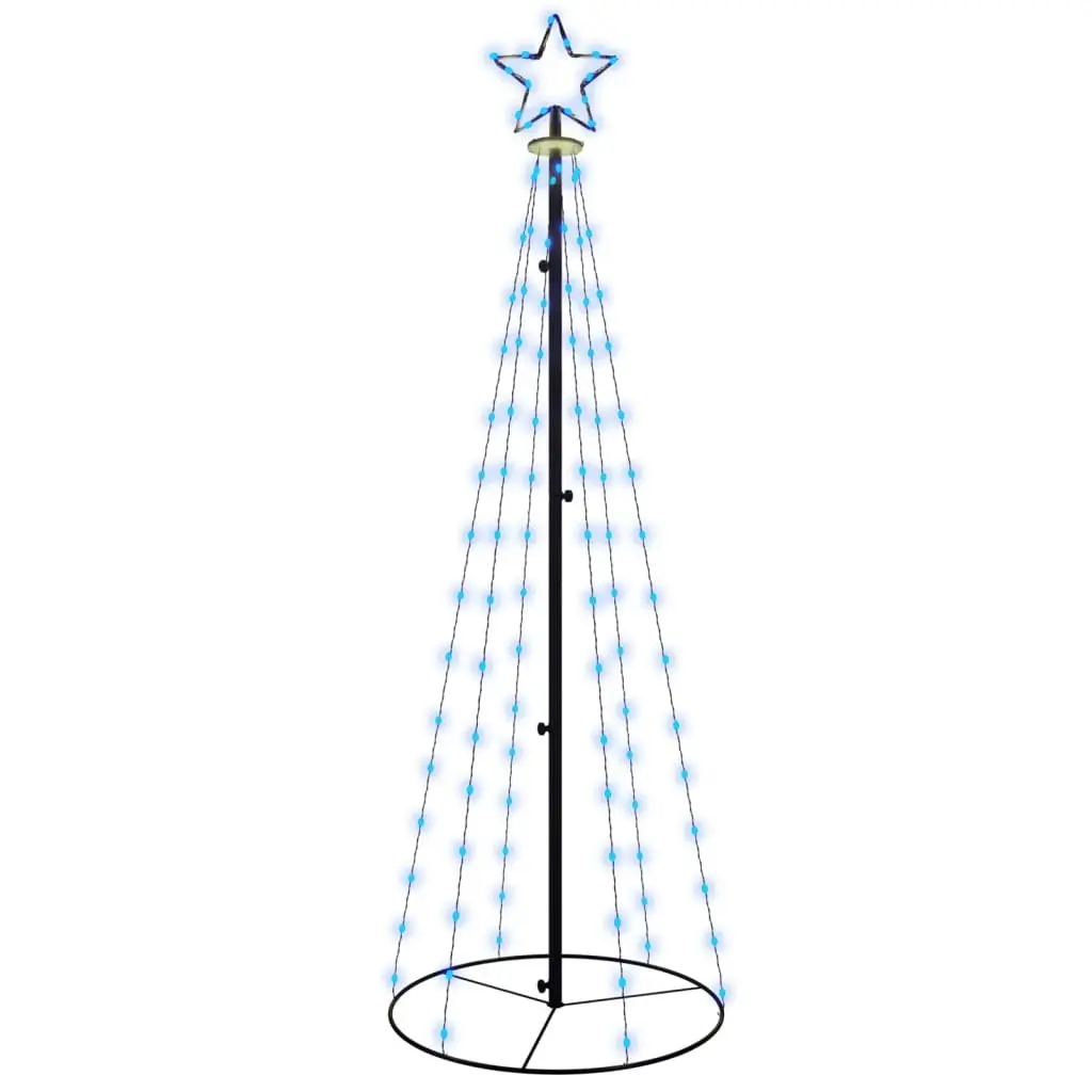 Christmas Cone Tree Blue 180cm 108 LEDs Indoor Outdoor Display