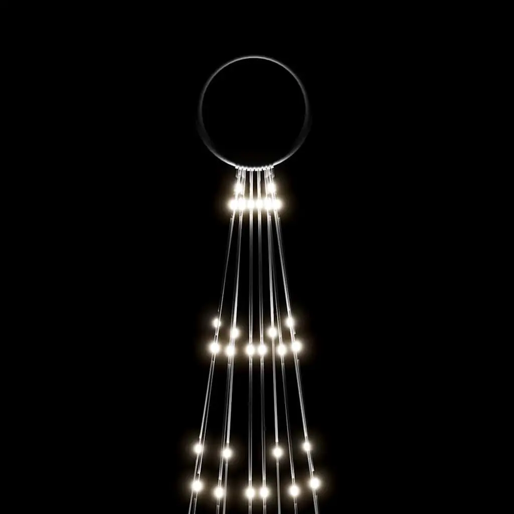 Christmas Tree Light Cold White 300cm 310 LEDs 8 Effects Outdoor