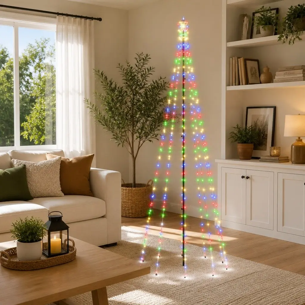 Christmas Tree Multicolour 300cm 310 LEDs 8 Light Effects