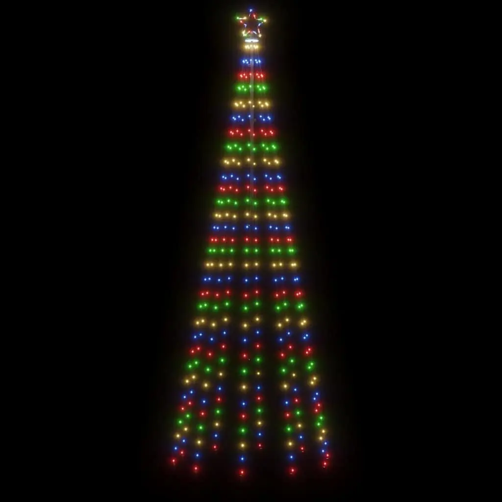 Christmas Tree Multicolour 300cm 310 LEDs 8 Light Effects