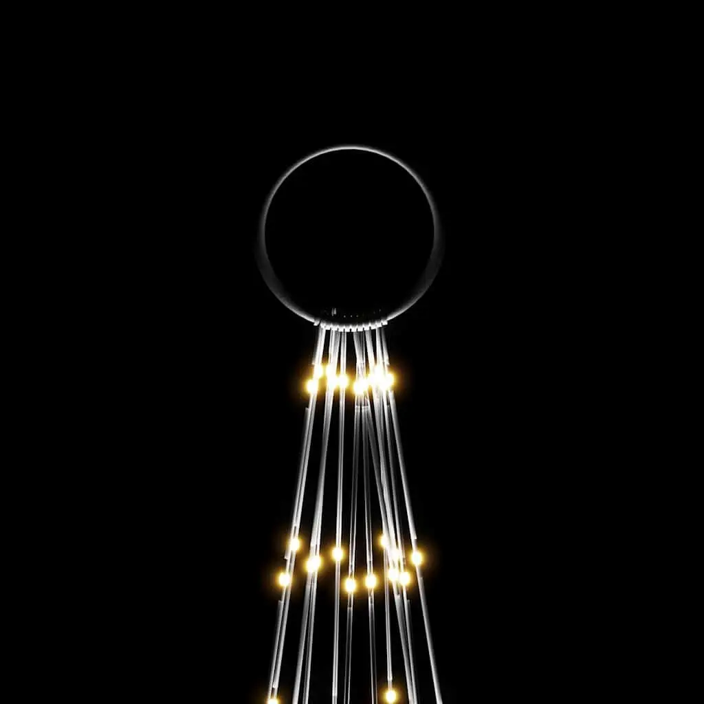 LED Christmas Tree Warm White 500cm 732 Lights 8 Effects Outdoor