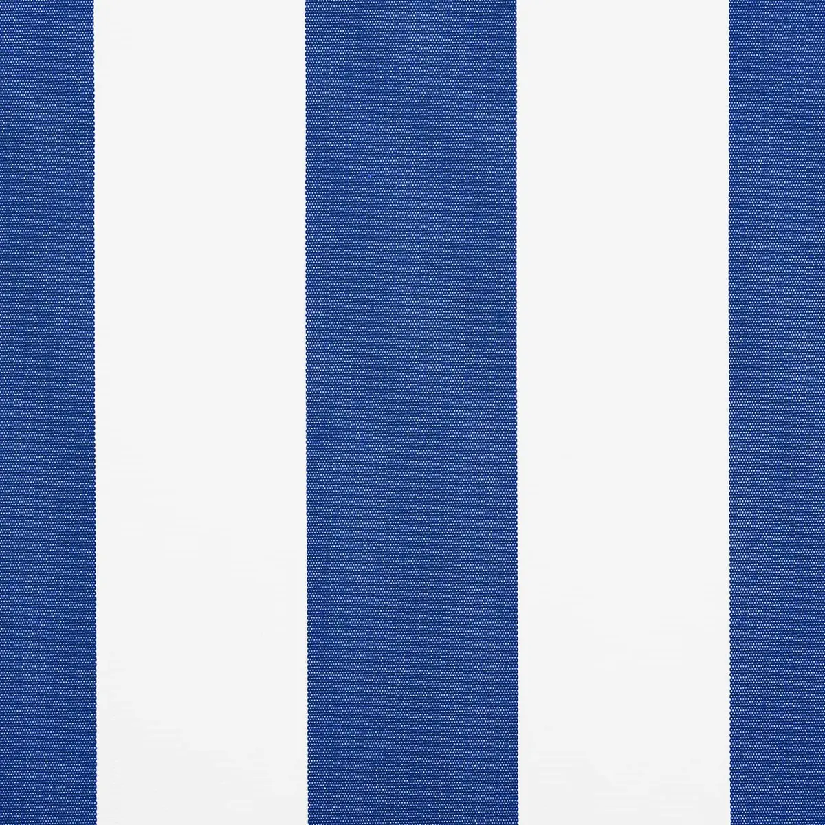 Awning Replacement Fabric Blue White 400 x 300 cm Outdoor Shade UV Resistant