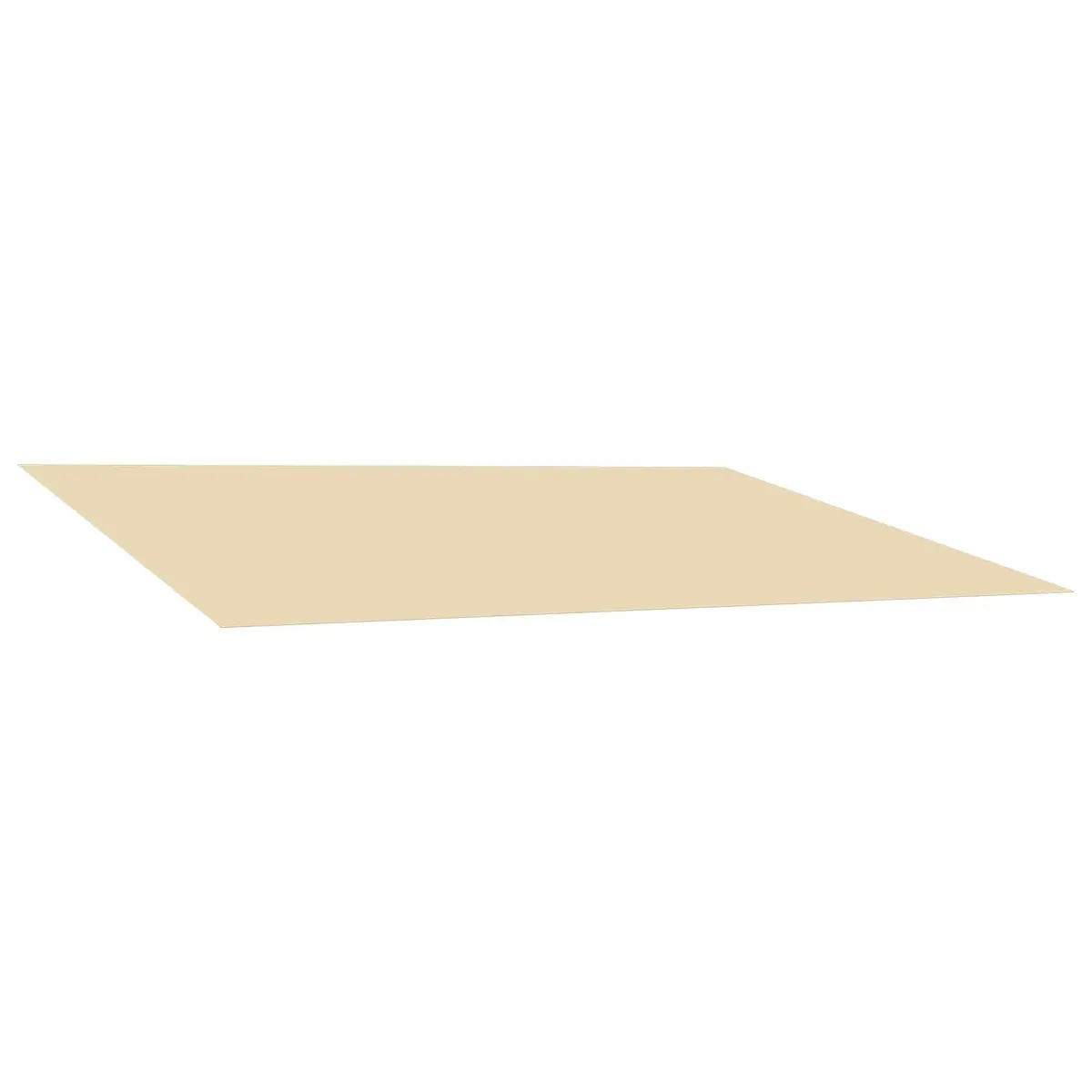 Awning Replacement Fabric Cream 500 x 300 cm UV-Resistant Polyester Shade