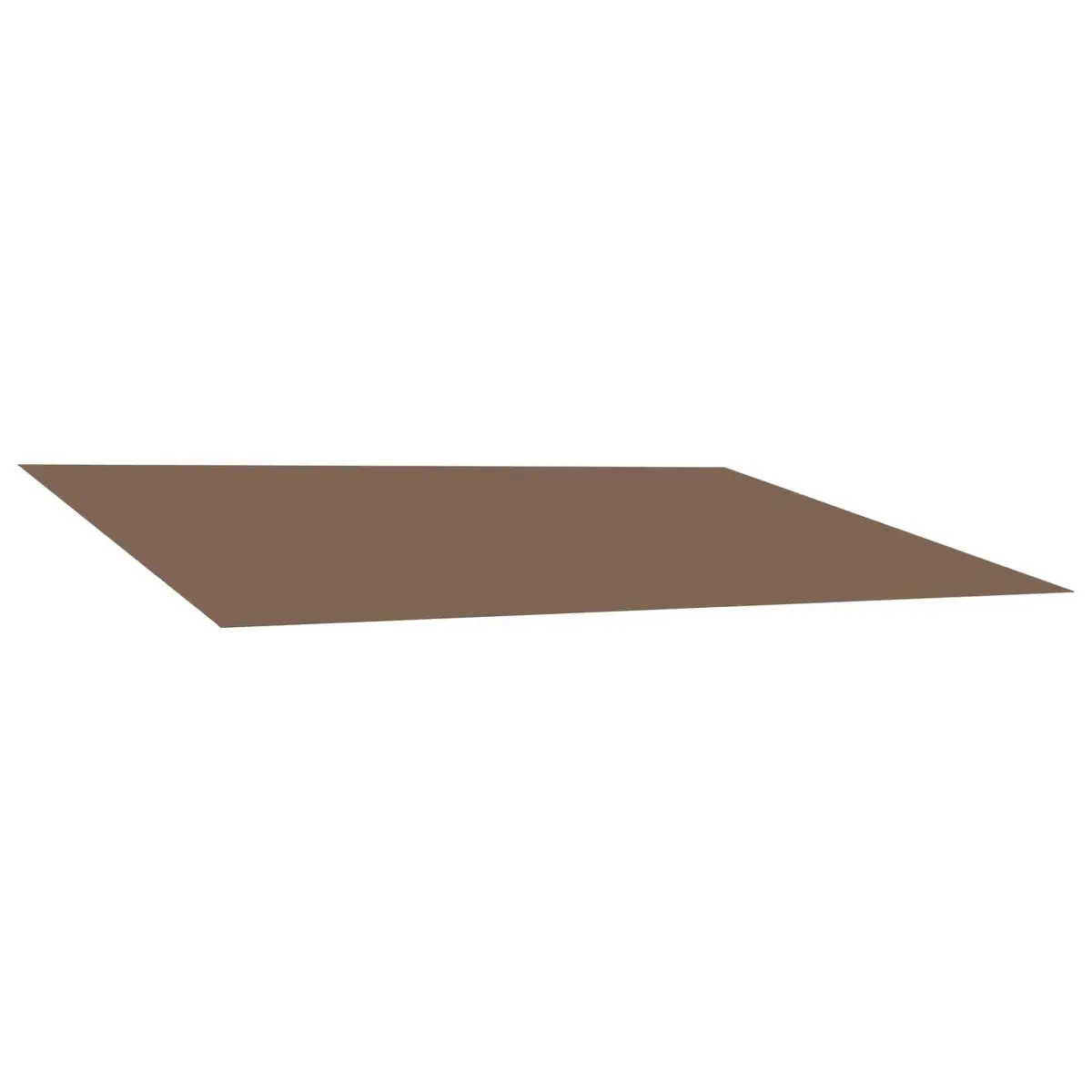 Awning Replacement Fabric Beige 400 x 350 cm UV-Resistant Weather Protection