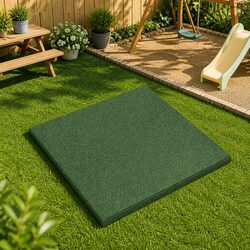 Friendly Green Fall Protection Tiles for Your Outdoor Space