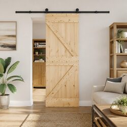 Sliding Door Modern Room Divider Space-Saving Minimalist Design Interior Door