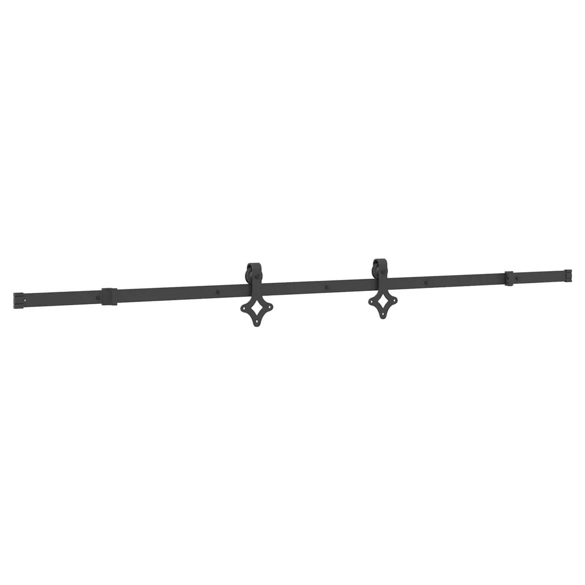 Sliding Door Black 90x210cm Modern Room Divider Solid Pine Wood