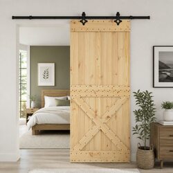 Compact Sliding Door Divider 95 x 210 cm for Modern Homes