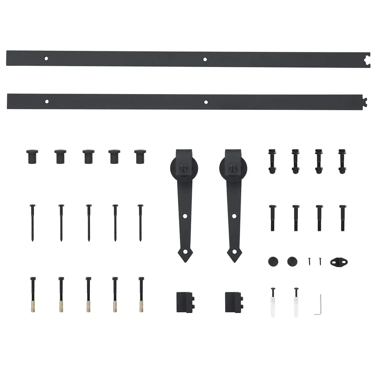Sliding Door Brown 100 x 208 cm Solid Pine Wood Modern Interior Room Divider