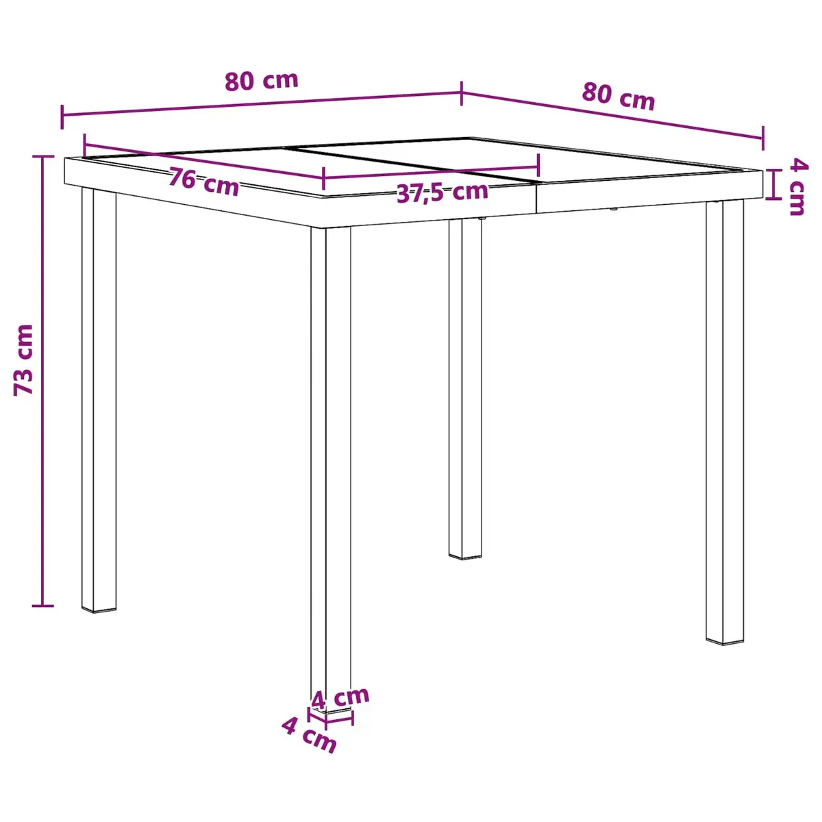Outdoor Dining Set Black 5 Pieces Textilene Steel Garden Patio Furniture