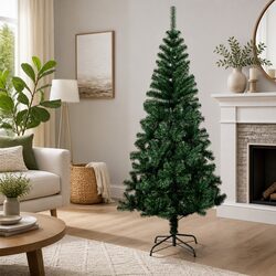 210cm Iridescent Christmas Tree: Simple and Stunning