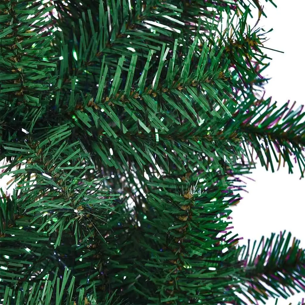 Artificial Christmas Tree Green 240cm Iridescent Tips Bushy PVC