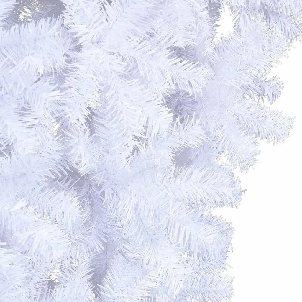 Upside-Down Artificial Christmas Tree with Stand White 120cm Holiday Decor
