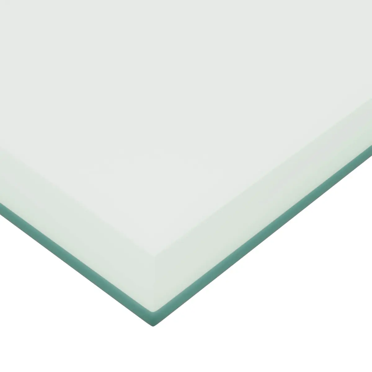 Tempered Glass Table Top Transparent 50x50 cm Clear Finish Suitable for Dining Coffee Garden Tables