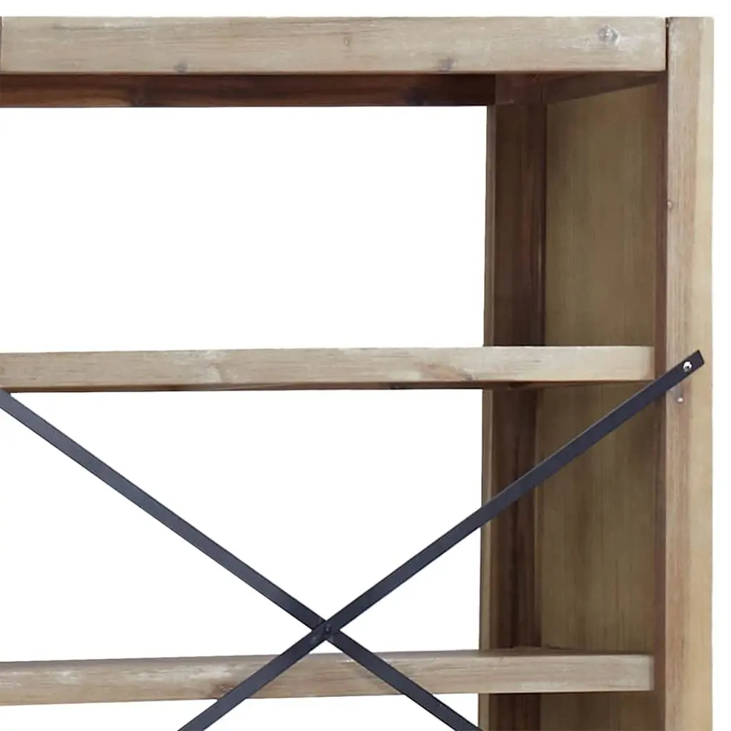 7-Tier Wooden Bookcase 80x30x200cm Shelving Unit Storage Organiser Acacia Brown
