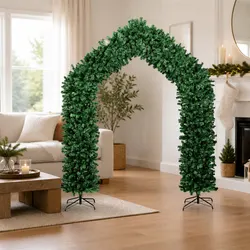 Christmas Tree Arch 270 cm Green Seasonal Holiday Decoration Wedding Festival