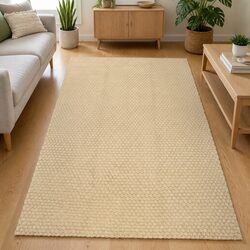 Quality Cotton Rope Rug - Natural Brown, 120x180 cm