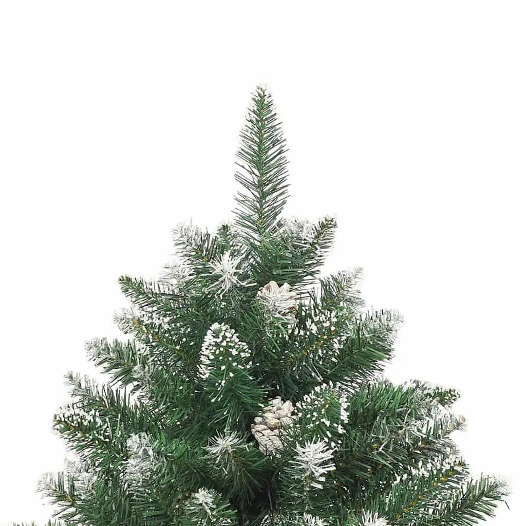 Artificial Christmas Tree Green 210cm Hinged Branches Realistic