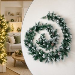 Compact 5.2m Christmas Garland LED Lights