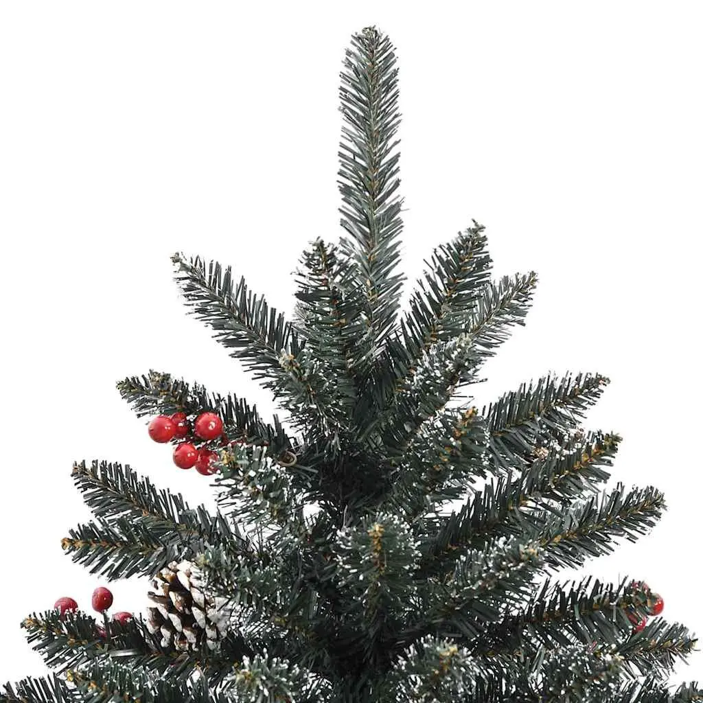 Artificial Christmas Tree Green 240cm Hinged Branches Holiday Decoration