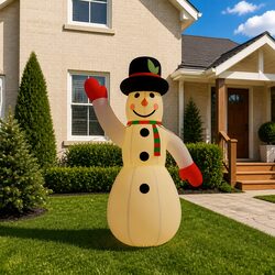 Inflatable Snowman: Quick Setup, Weather-Resistant, Bright Lights